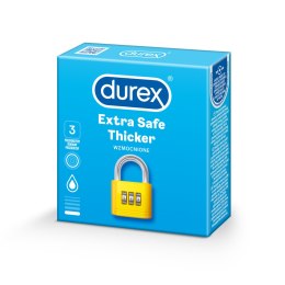 Durex Extra Safe 3 szt. – Grubsze prezerwatywy dla maksymalnej ochrony