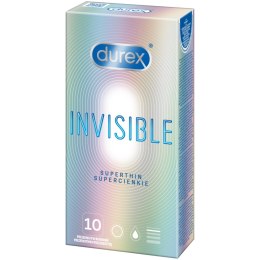 Durex Invisible Supercienkie 10 szt. – Najcieńsze prezerwatywy Durex dla maksymalnej bliskości