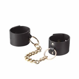 Kajdanki Bijoux Indiscrets - MAZE Wide Cuffs Black