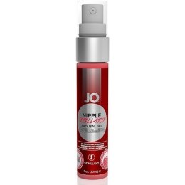 System JO Nipple Titillator 30 ml, żel pobudzający sutki, truskawkowy żel chłodzący do sutków