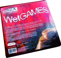 Prześcieradło winylowe JoyDivision SexMAX WetGAMES Sex-Laken 180 x 220 (czerwone)