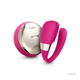 LELO Tiani 3 Cerise – wibrator dla par z pilotem SenseMotion™, luksusowy design