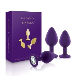 Zestaw korków analnych Rianne S - Booty Plug Set 3x Purple