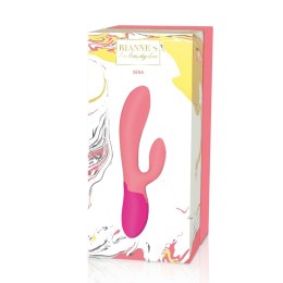 Rianne S ESSEPodgrzewany Wibrator Króliczek NTIALS - Xena Rabbit Vibrator Coral & French Rose