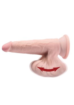 Dildo King Cock 3D Cock Swinging Balls 6 Inch