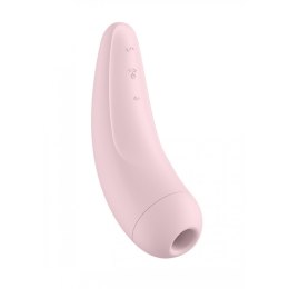 Stymulator łechtaczki Satisfyer Curvy 2+ Pink with App incl. Bluetooth and App