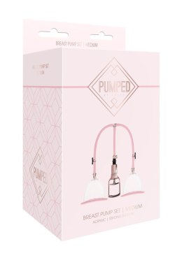 Pompka do piersi Shots Pumped Breast Pump Set Medium Rose Gold