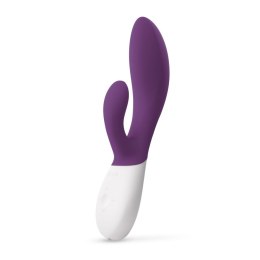 LELO Ina Wave 2 Plum – wibrator króliczek z technologią WaveMotion™ w głębokim śliwkowym kolorze