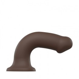 Silicone Bendable Dildo Double Density Chocolate XL