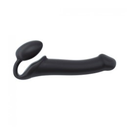 Strap-on-me Silicone bendable strap-on Black L