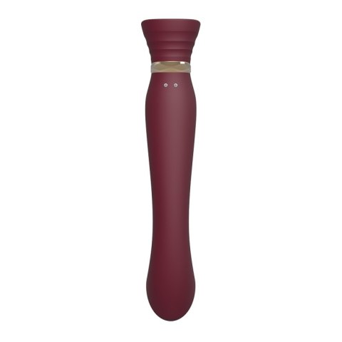 Królewski Wibrator Punktu G PulseWave ZALO Queen Wine Red Królewski Wibrator Punktu G PulseWave ZALO Queen Wine Red