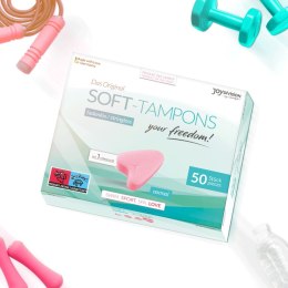 JoyDivision Soft-Tampons Normal – tampony do seksu, basenu i aktywności fizycznej (50 szt.)