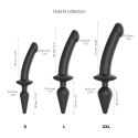 Strap-on-me Switch Plug-in Semi-realistic Dildo Black XXL