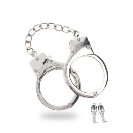 Kajdanki Taboom Silver Plated BDSM Handcuffs