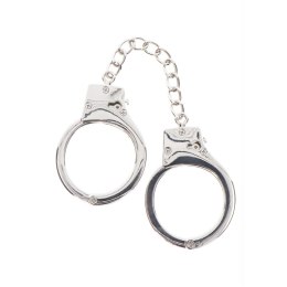 Kajdanki Taboom Silver Plated BDSM Handcuffs