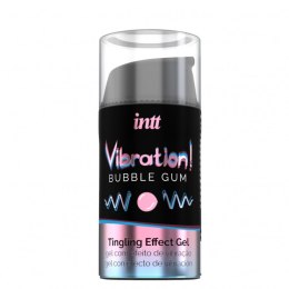 Żel Wibracyjny Z Efektem Mrowienia Intt Vibration! Bubble Gum Tingling Gel