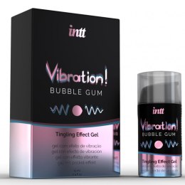 Żel Wibracyjny Z Efektem Mrowienia Intt Vibration! Bubble Gum Tingling Gel