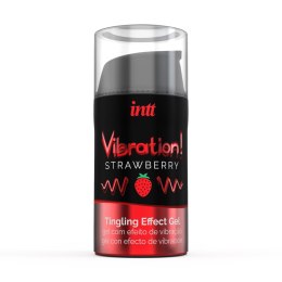 Żel Wibracyjny Z Efektem Mrowienia Intt Vibration! Strawberry Tingling Gel