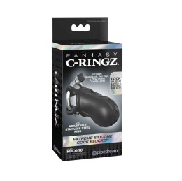 Pierścień Pipedream Fantasy C-Ringz Extreme Silicone Cock Blocker Klatka erekcyjna