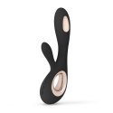 LELO Soraya Wave Black – wibrator króliczek z technologią WaveMotion™, czarny