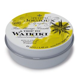 Świeca do masażu  Petits Joujoux Fine Massage Candles - A trip to Waikiki Beach (33 g)