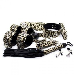 Zestaw BDSM Wiązania-Wild Bondage kit LEOPARD