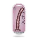 Silikonowe dildo - Beaded G-Spot Dildo - 8'' / 20,5 cm - Rose Gold