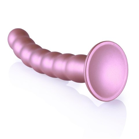 Silikonowe dildo - Beaded G-Spot Dildo - 8'' / 20,5 cm - Rose Gold Silikonowe dildo - Beaded G-Spot Dildo - 8'' / 20,5 cm - Rose Gold