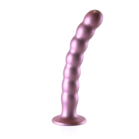 Silikonowe dildo - Beaded G-Spot Dildo - 8'' / 20,5 cm - Rose Gold Silikonowe dildo - Beaded G-Spot Dildo - 8'' / 20,5 cm - Rose Gold
