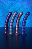 Silikonowe dildo - Beaded G-Spot Dildo - 8'' / 20,5 cm - Rose Gold