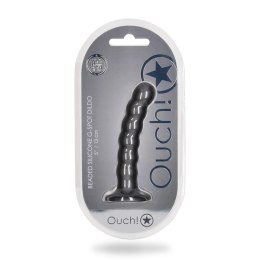 Dildo z koralikami - Beaded Silicone G-Spot Dildo - 5'' / 13 cm