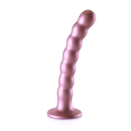 Dildo z koralikami - Beaded Silicone G-Spot Dildo - 6,5'' / 16,5 cm