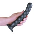 Dildo z koralikami - Beaded Silicone G-Spot Dildo - 8'' / 20,5 cm