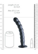 Dildo z koralikami - Beaded Silicone G-Spot Dildo - 8'' / 20,5 cm