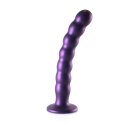 Dildo z koralikami - Beaded Silicone G-Spot Dildo - 8'' / 20,5 cm