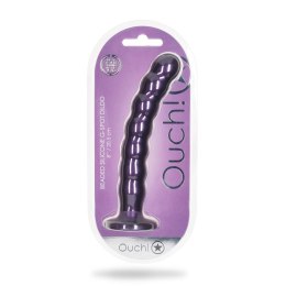 Dildo z koralikami - Beaded Silicone G-Spot Dildo - 8'' / 20,5 cm