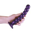 Dildo z koralikami - Beaded Silicone G-Spot Dildo - 8'' / 20,5 cm