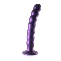 Dildo z koralikami - Beaded Silicone G-Spot Dildo - 8'' / 20,5 cm