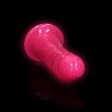 Smukłe Realistyczne Dildo z Przyssawką - Glow in the Dark, 18cm