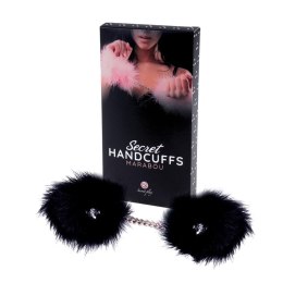 Kajdanki BLACK MARABOU HANDCUFFS