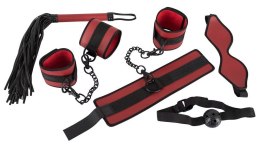 Zestaw BDSM Bondage Set red/black