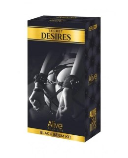 Zestaw BDSM Secret Desires Black BDSM Kit 8pcs