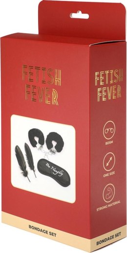 Zestaw BDSM Fetish Fever - Bondage Set - 4 pieces - Black