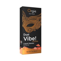 ORGIE DUAL VIBE! SEX ON THE BEACH KISSABLE LIQUID VIBRATOR - 15 ML