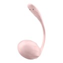 Satisfyer Ribbed Petal Connect App - Wibrator dla par - Rose