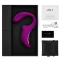 LELO Enigma Deep Rose – zestaw zawierający ładowarkę USB, satynowe etui i instrukcję obsługi