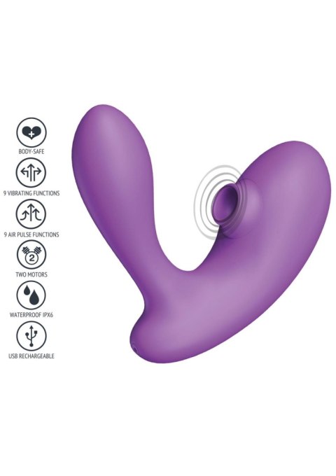 DuoVibe I Air Vibrator Purple DuoVibe I Air Vibrator Purple