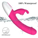 Wibrator z funkcją ogrzewania- Silicone Vibrator USB 7 Powerful Licking and Thrusting Modes