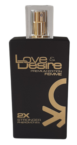 Perfumy z Feromonami Love Desire Gold PREMIUM100 ml Damskie