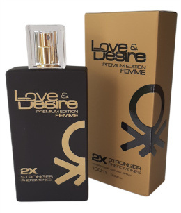 Perfumy z Feromonami Love Desire Gold PREMIUM100 ml Damskie